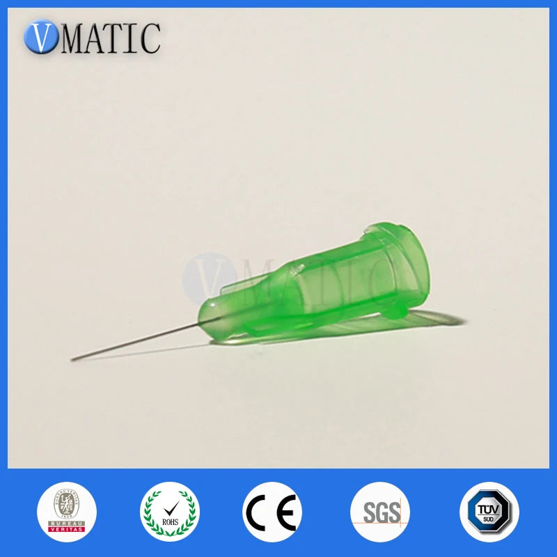 Free Shipping Non Sterilized 100Pcs 34G Ctan 1/2 Inch Luer Lock Glue Dispensing Tips And Plastic Nozzles