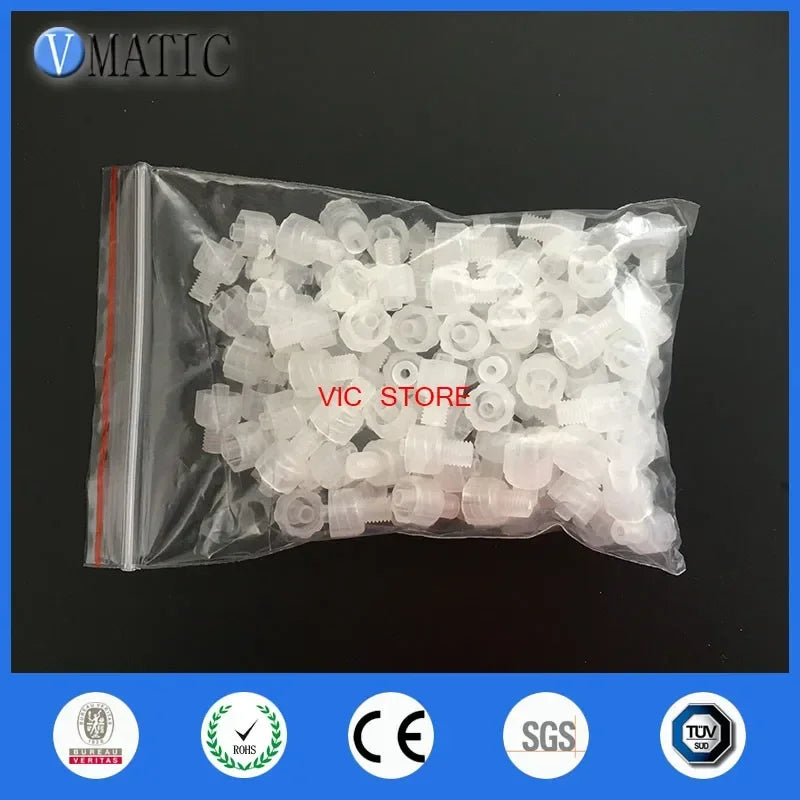 Free Shipping Quality 100Pcs Male Luer Tapered Syringe Fitting Connector (Polyprop) Luer Lock Tapered Connector