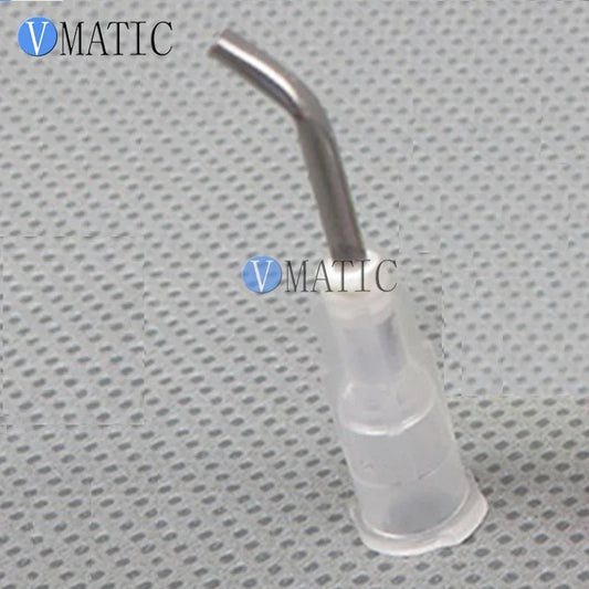 ‌16G 45° Bent Dispensing Needles 0.5" | 100PCS Bayonet Type Stainless Steel Tips for Electronics/Medical Free Shipping‌