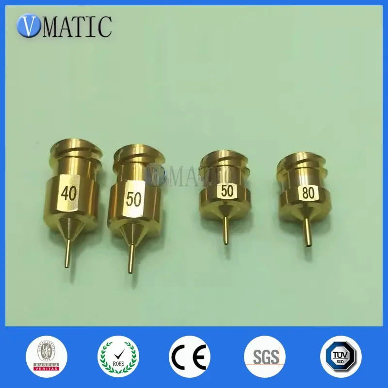 Hot Melt Copper Precision Glue Mouth Double Thread Extended Nozzle Glue Dispensing EFD Needle Special For Mobile Phone Dispense