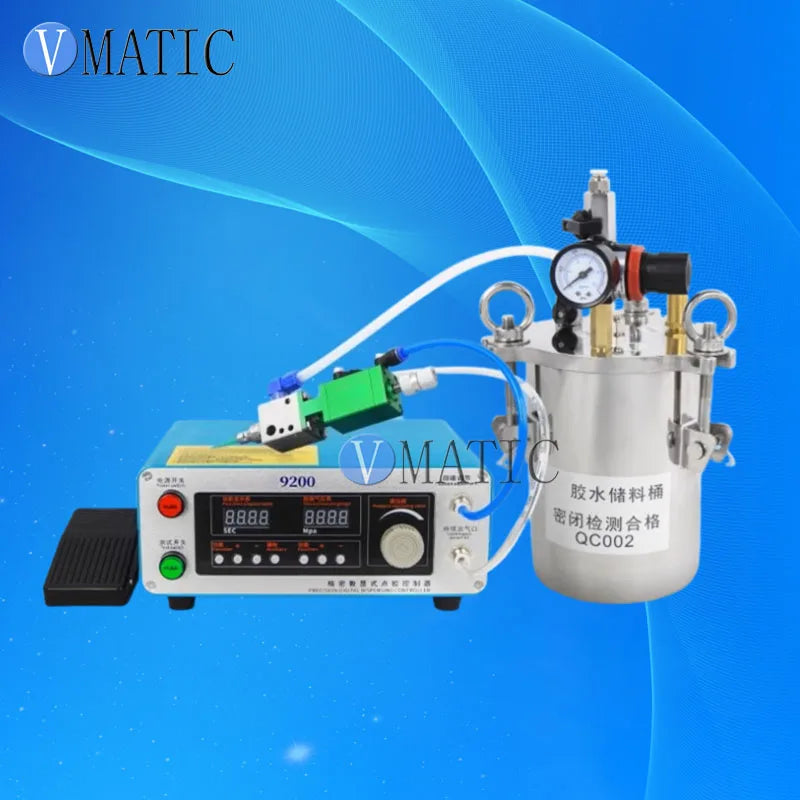 Plunger Valve Precision Digital Control Dispenser Machine for Single Component Adhesives (UV Silicone, Epoxy, White/Yellow Glue)