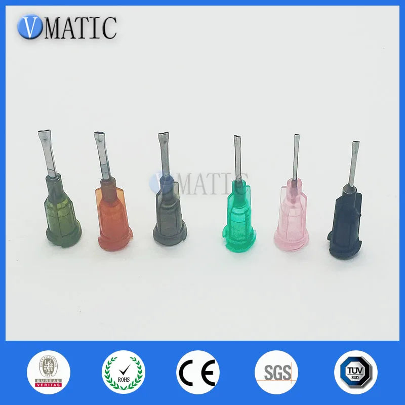 AAA Free Shipping 15G Flat Dispensing Needle Tips 1/2 Inch With Factory Price Glue Dispenser Blunt Needle Tips