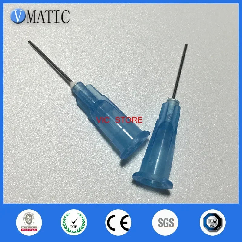 Free Shipping 100 Pcs 23G Quality Pinhead For Dispensing Machine Syringe Needle Metal Pinhead Glue Dispenser Needle 1/2 Inch