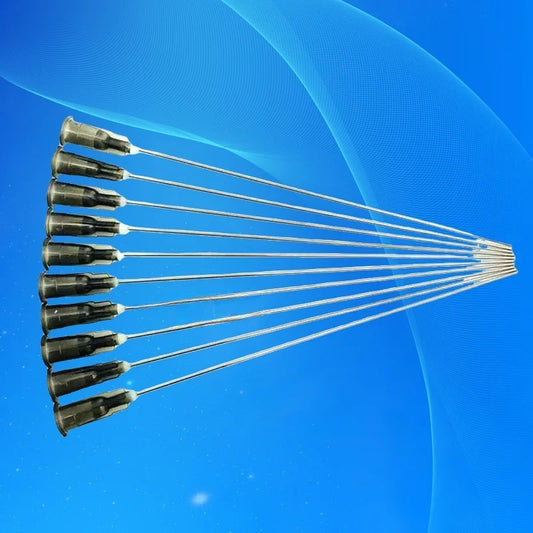 ‌10PCS 22G 100mm Blunt Tip Needles | Anti-Clogging Precision Dispensing for Glue/Epoxy/Ink Free Shipping‌