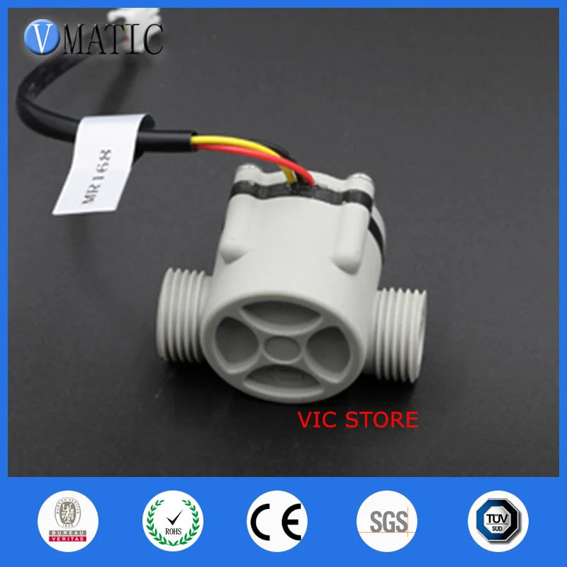 Free Shipping G1/2 Size Hall Flow Switch Water Flow Sensor VC168 220v Magnetic Water Flow Sensor