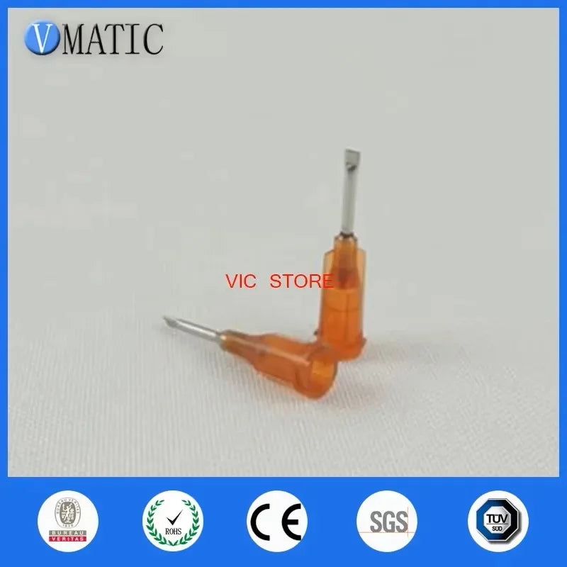Free Shipping 15G Flat Dispensing Needle Tips 1/2 Inch With Factory Price Glue Dispenser Blunt Needle Tips