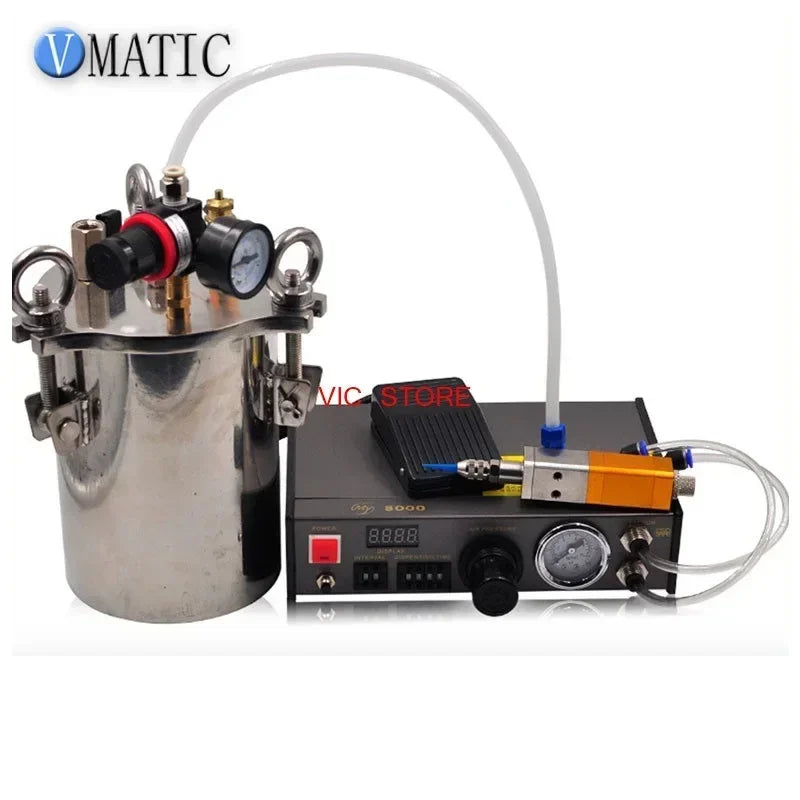 2L Industrial Pressure Dispenser Kit ▶ Precision Fluid Control System (304SS Tank + EPDM Seals) 🚚