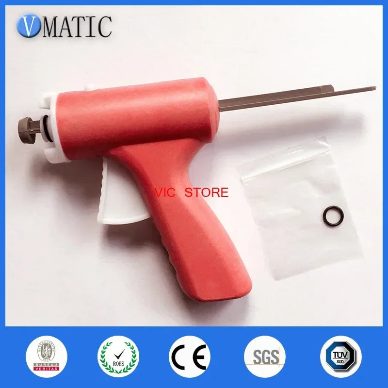 Free Shipping High Quality 10ml/Cc Manual Syringe Epoxy Caulking Adhesive Single Liquid Glue Dispenser Gun