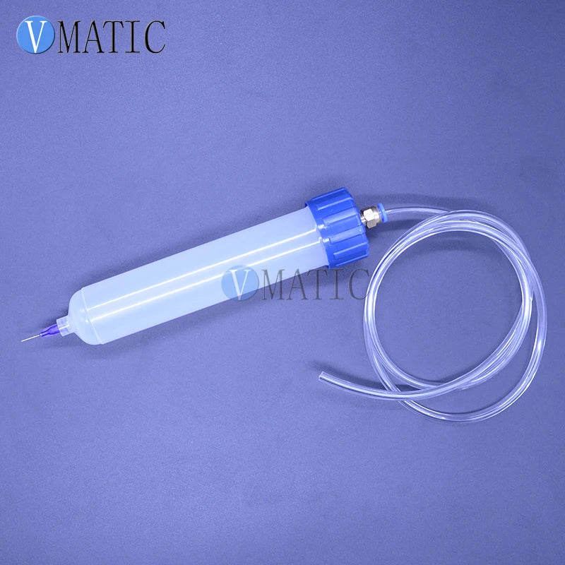 High Quality Glue Fluid Liquid Dispenser Large Pneumatic Syringe 100 / 200 / 300 Cc Ml With Piston & Adapter 3 Pcs / Lot