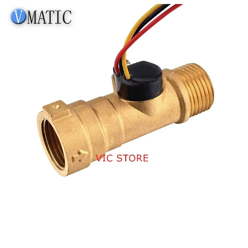 Free Shipping Water Pump Magnetic Brass Flow Switch Reed Sensor VCA568-2
