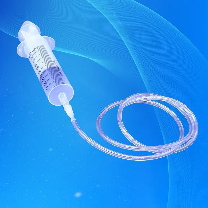 Free Shipping Liquid Dispensing Large Big Giant 100ml/cc Syringe Big Mouth + PVC Tube Set