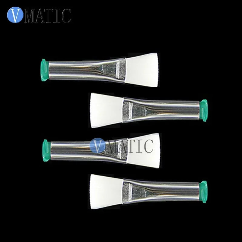 Free Shipping 10Pcs 18G Flat 11mm Width Glue Dispensing Needle Brush Tips