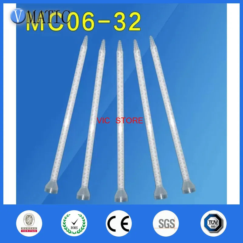 2023 High Quality Resin Static Mixer MC06-32 Mixing Nozzles For Duo Pack Epoxies (White Core)