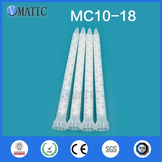 Free Shipping Resin Static Mixer MC/MS10-18 Mixing Nozzles For Duo Pack Epoxies (White Core)
