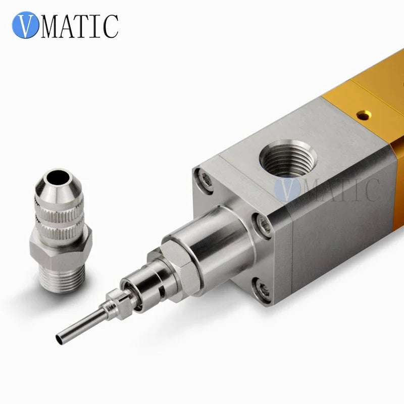 Free Shipping Air Operated Double Acting Precision Suck Back Epoxy Silicone Resin Glue Dispensing Valve