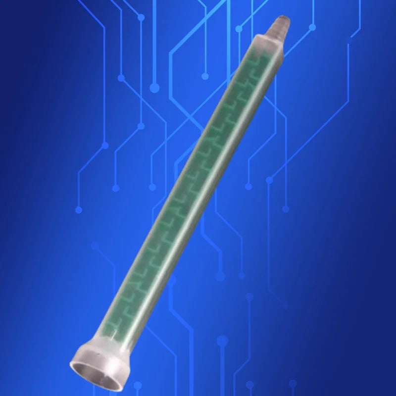 ‌Industrial Static Mixer Nozzles FMC08-32 | 10pcs Square Plastic Mixing Tubes for Epoxy/Adhesive Anti-Clog Free Shipping