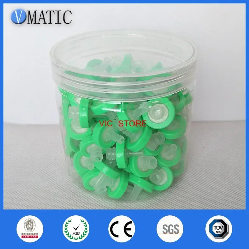 ‌0.22μm Chemical-Resistant Syringe Filter | 13mm PTFE Membrane for Organic Solvent & HPLC Sample Prep (100-Pcs)‌