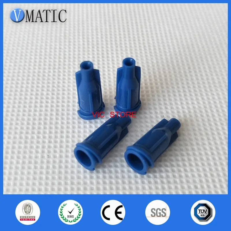 Free Shipping 1000Pcs Luer Lock Screw Type Dark Blue Syringe Caps Dispensing Syringe Cap Stoppers