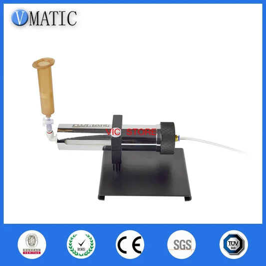 Free Shipping Glue Dispensing Manually Operated Syringe Fillers For 12OZ Cartridge Dispensing Syringe Fillers With Wood Stand