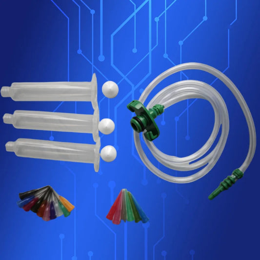 30ml Industrial Pneumatic Dispensing System | Air Pressure Applicator for Electronics Potting
