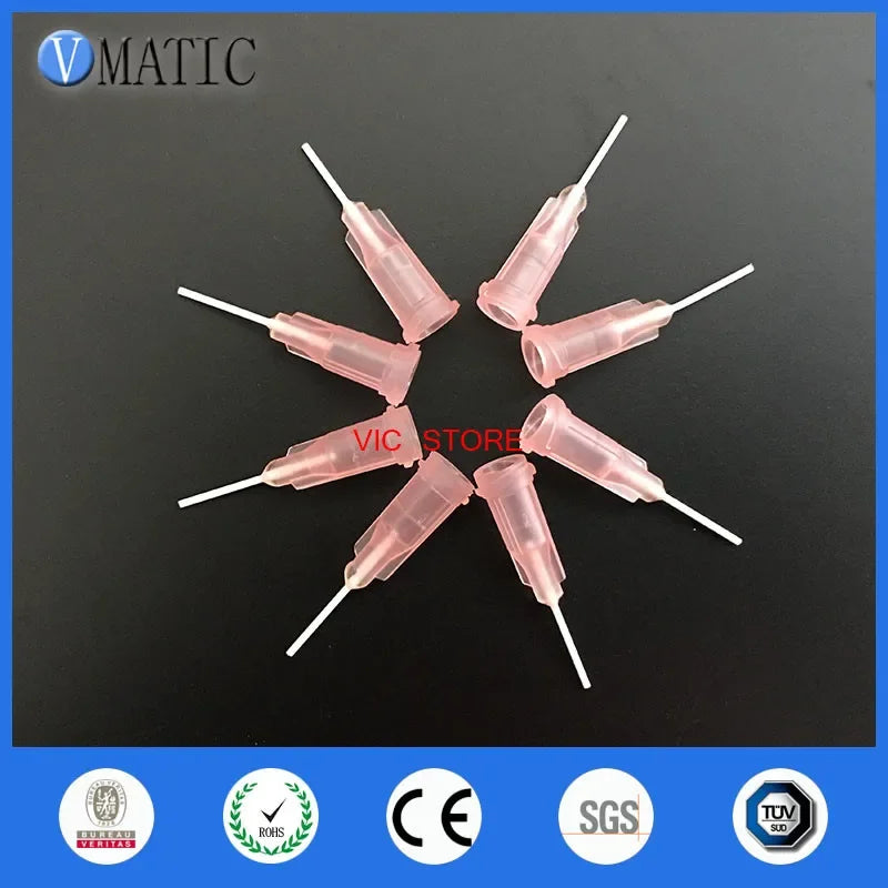 Free Shipping 100Pcs 0.5'' 20G Polypropylene Flexible Glue Dispensing Needle Plastic Dispenser Needle Tip 1/2 Inch