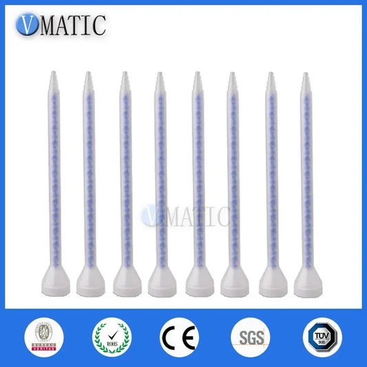 5×ME05-24 Dual-Chamber Static Mixing Tip ▶ 1:1 AB Adhesive Dispenser（PP+GF30）🚚