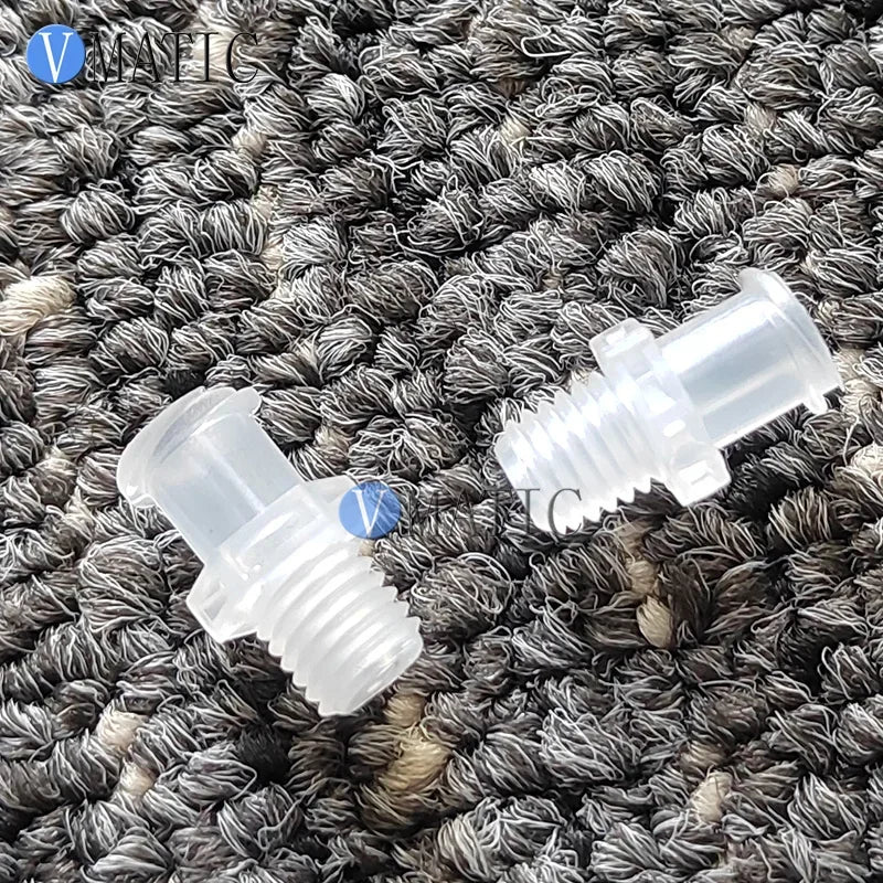 Free Shipping 100Pcs Female Luer Tapered Syringe Fitting Connector (Polyprop) Luer Lock Tapered Connector 1/4 Inch Screw