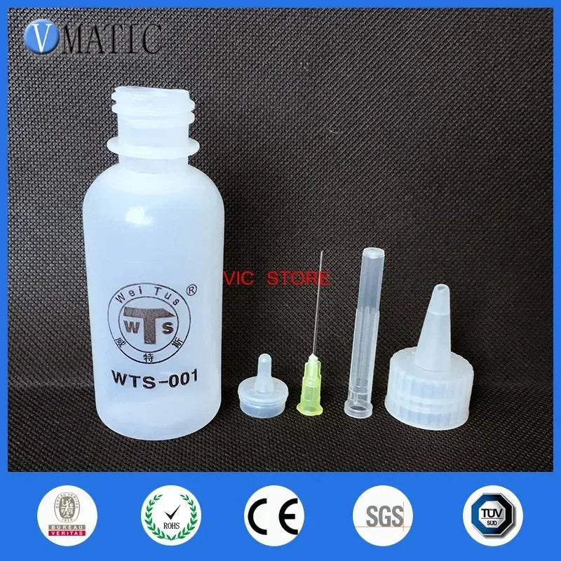 Precision Rosin Dispenser Kit ▶ 10x100ml Calibrated Needle Bottles🚚Free Ship