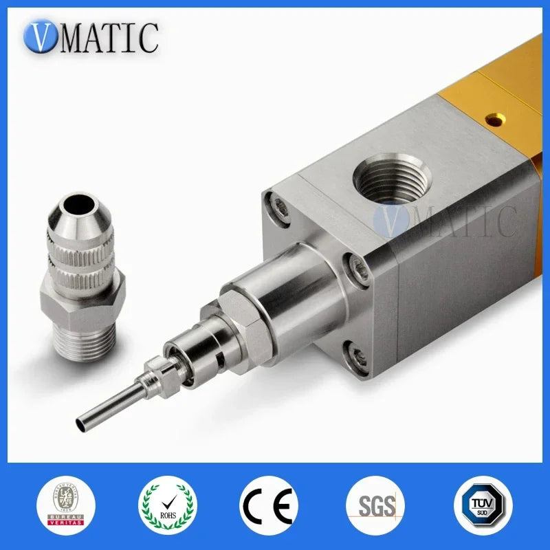 High Quality Air Operated Double Acting Precision Suck Back Epoxy Silicone Resin Glue Dispensing Valve