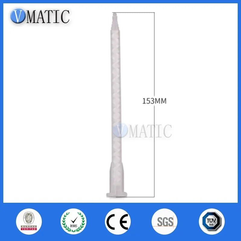 ‌MA6.3-21S Static Mixer Nozzle | Dual Cartridge Epoxy Resin Mixing Tip | High Viscosity Adhesive Applicator for Industrial Glue