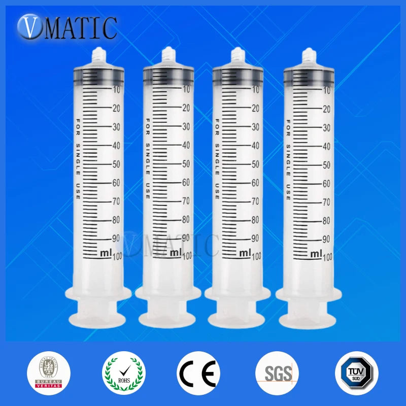 Free Shipping 100cc Manual Glue Dispensing Syringe For Precisely Dispensing Pastes,Dispenser Syringe 100ml