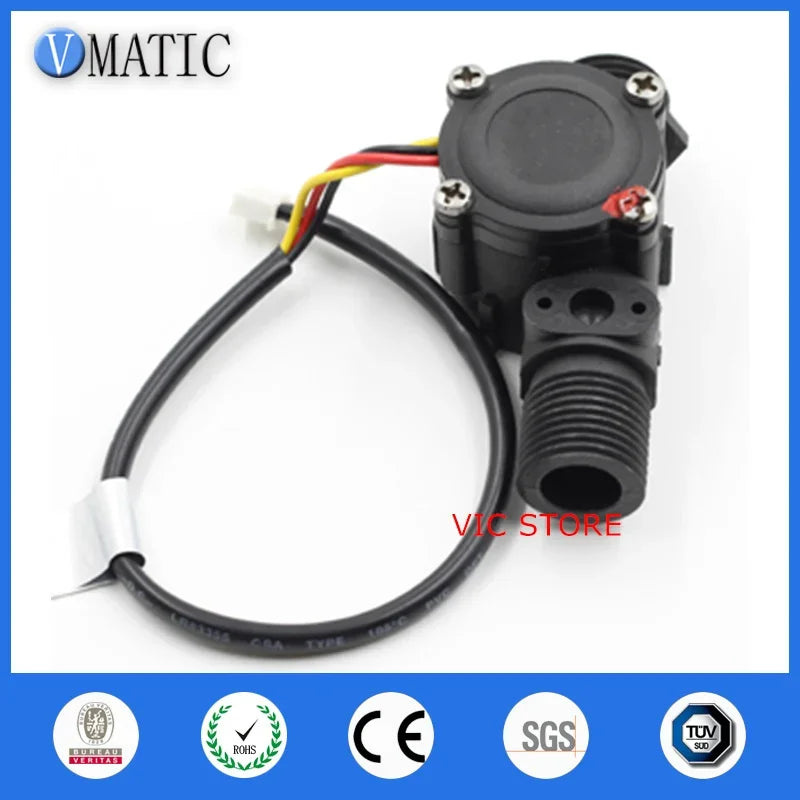 Free Shipping Meter Oem G1/2 Straight Water Flow Rate Sensor VCA168-7