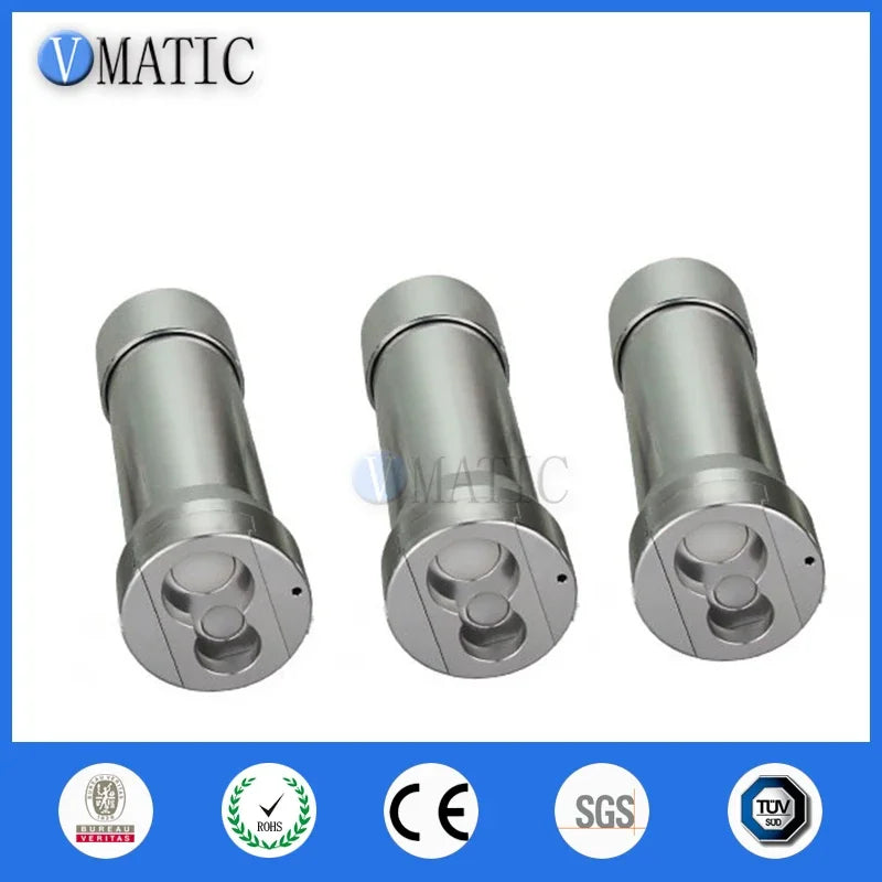 ‌Industrial 2:1 AB Pneumatic Dispenser Valve | 50ml Dual-Cartridge Epoxy Mixer with LED Flashlight Free Shipping‌