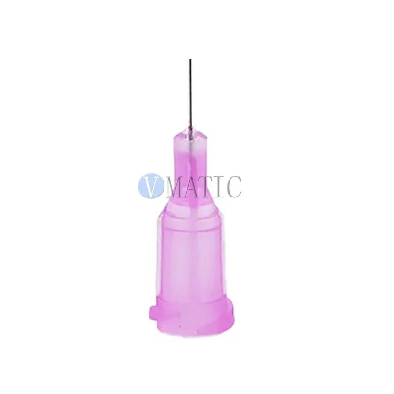 Free Shipping Lavender 100pcs/lot 30G 1/4'' Stainless Steel Tip Dispensing Screw Needles Non Sterilized Syringe Needle Tips
