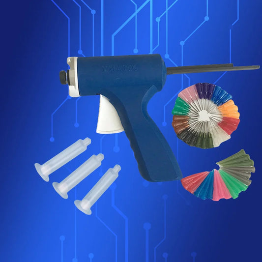 10ml/10cc Single-Liquid Epoxy Resin UV Glue Syringe - Manual Caulking Gun Dispenser for DIY & Industrial Use (Free Shipping)