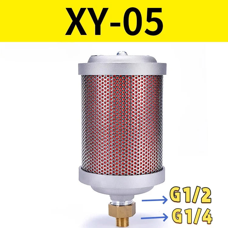 Free Shipping XY-05 Noise Reduction 07 Dryer Silencer Exhaust Muffler Pneumatic Diaphragm Pump 20/15/12