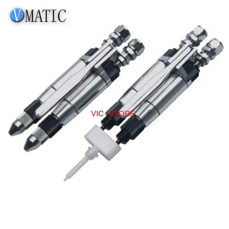 Free Shipping AB Component Epoxy Pneumatic Glue Manual Valve AB Two Liquid Dispensing Valve