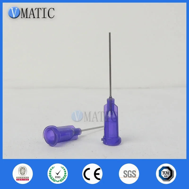 Free Shipping 100Pcs Dispensing Needles 21G Syringe Needle Tip 1 Inch Tubing Length Syringe Needles