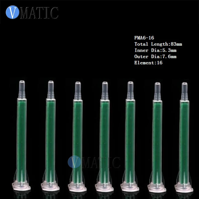 Free Shipping Resin Square Static Mixer Fmf6-16 Mixing Nozzles For Duo Pack Epoxies Glue Dispensing Needle