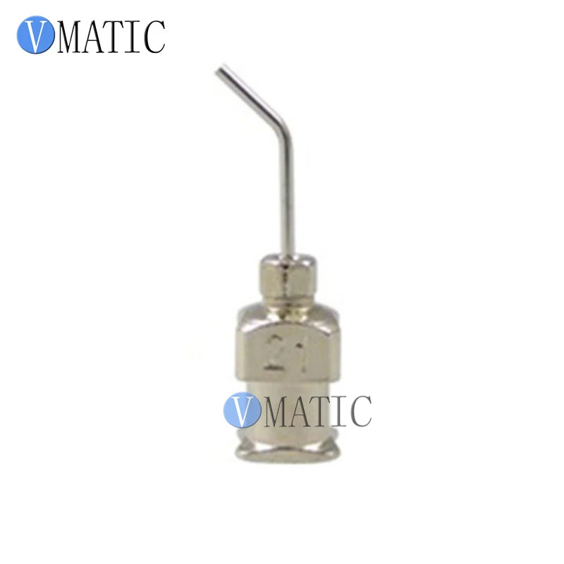 High Quality 12Pcs 1/2'' Inch 21G 45 Degree Bent Stainless Steel Dispensing Needle