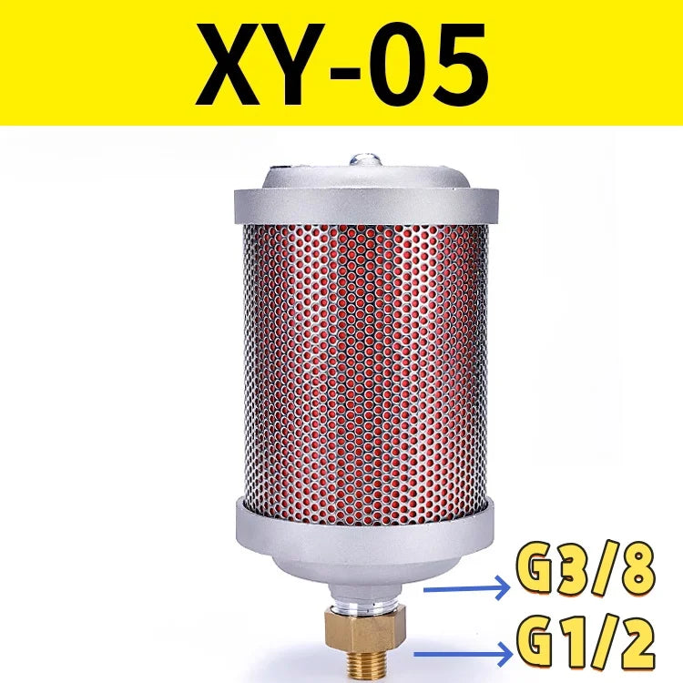 Free Shipping XY-05 Noise Reduction 07 Dryer Silencer Exhaust Muffler Pneumatic Diaphragm Pump 20/15/12