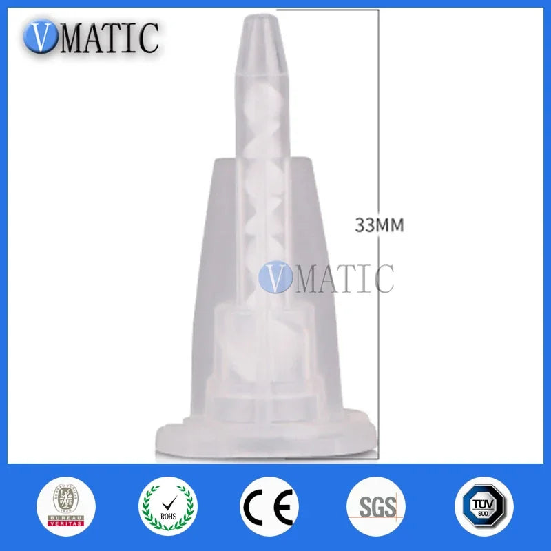 Free Shipping Factory Price Resin Static Mixer MA3.0-8S Mixing Nozzles For Duo Pack Epoxies 100Pcs With High Quality