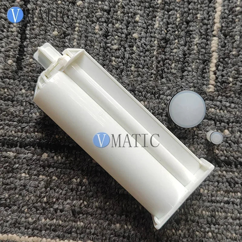 2 Pcs Two Component AB Glue Mixing Plastic Cartridge 50 Ml / Cc 10:1 Ratio