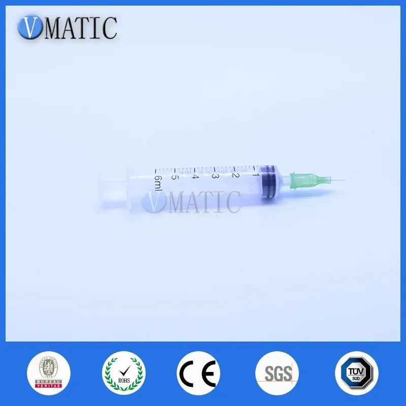 Free Shipping Non Sterilied 6cc 6ml Plastic Manual Syringe (Without Include Any Needle)
