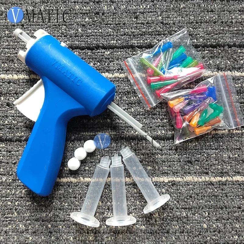 ‌5-55ml Manual Caulk Gun | VMATIC Ergonomic Glue Dispenser for Construction & Crafts | 4 Sizes Syringe Cartridge Fast Shipping‌
