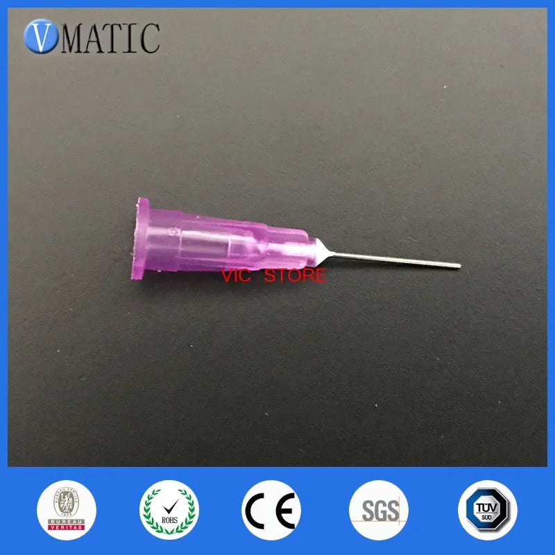 Free Shipping 100pcs 24G 0.5'' 1/2 Inch Syringe Glue / Liquid Dispensing Needle Tips