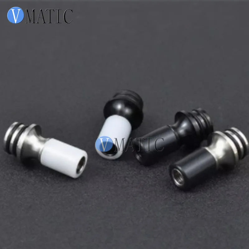 510 Drip Tip Stainless Steel & POM Detachable Mouthpiece for Vape Atomizer - [Color/Style]