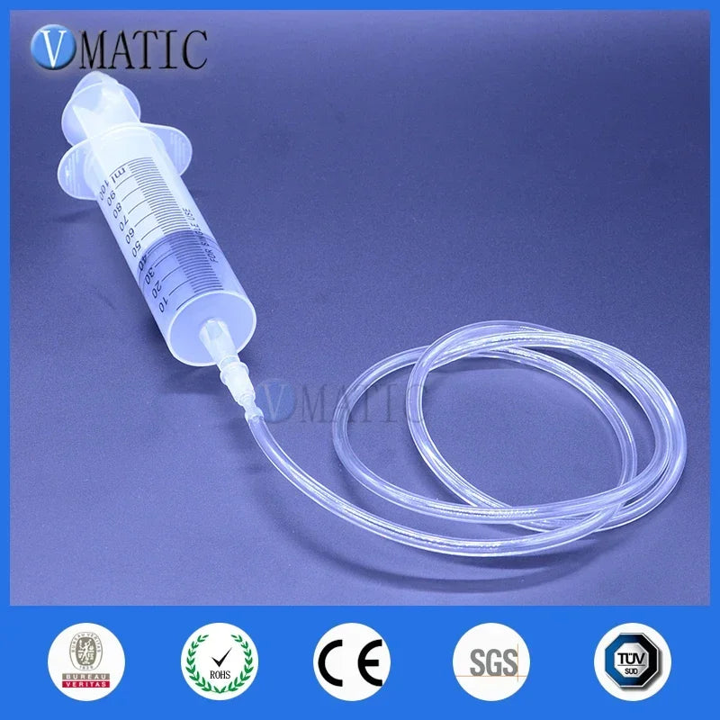 Free Shipping Large Big Giant 100ml/cc Syringe Big Mouth + PVC Tube Glue Dispensing Syringe