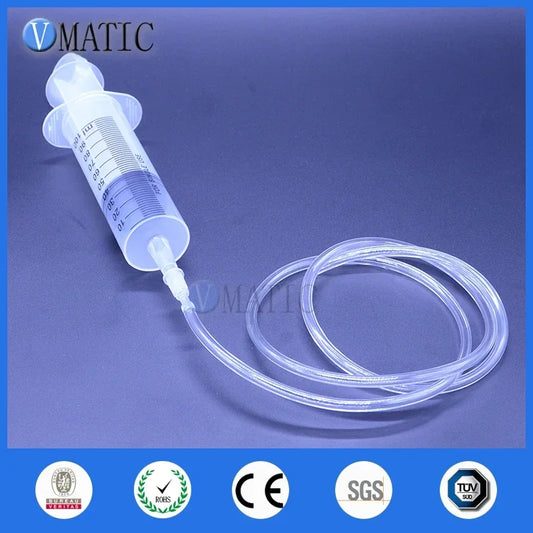 Free Shipping Large Big Giant 100ml/cc Syringe Big Mouth + PVC Tube Glue Dispensing Syringe