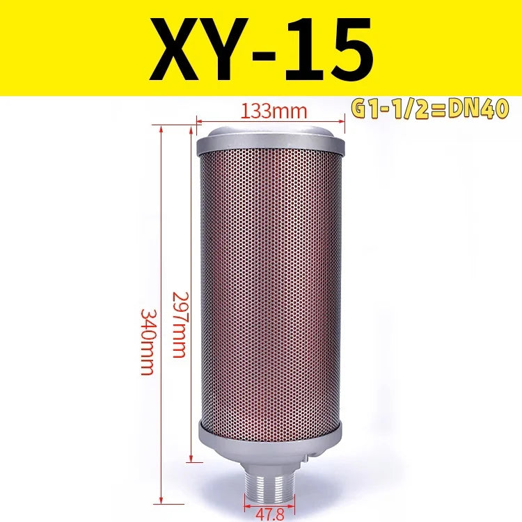 Free Shipping XY-05 Noise Reduction 07 Dryer Silencer Exhaust Muffler Pneumatic Diaphragm Pump 20/15/12